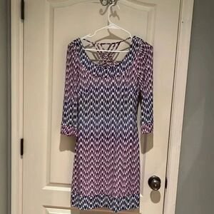 Jessica Simpson blue and purple dress. Size 4